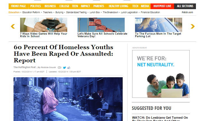 60 Percent Of Homeless Youths Have Been Raped Or Assaulted: Report