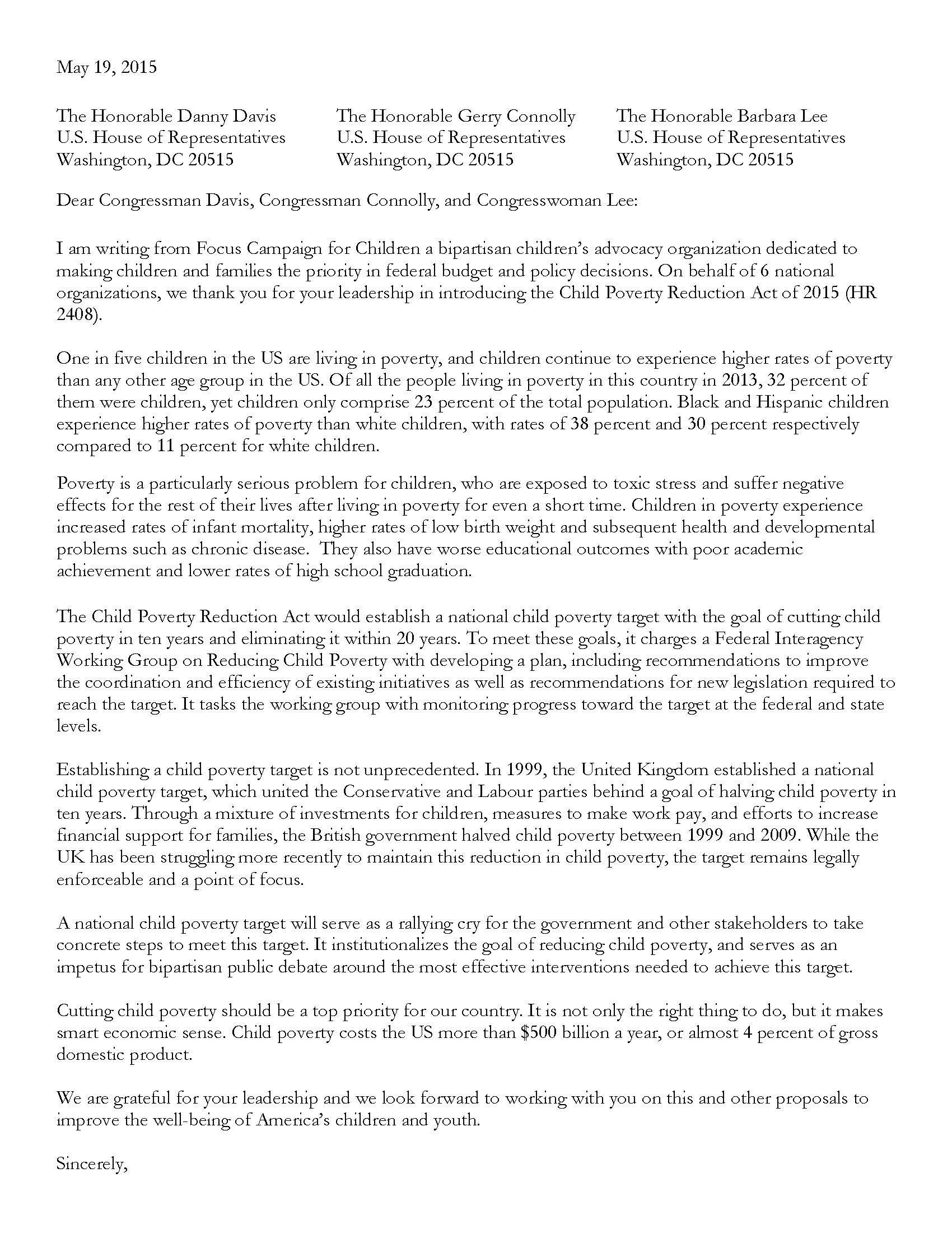Letter of Support for Child Poverty Target Legislation_Page_1